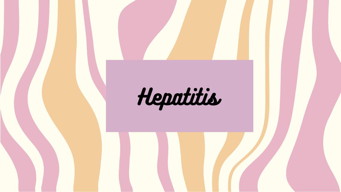 Tipos de hepatitis