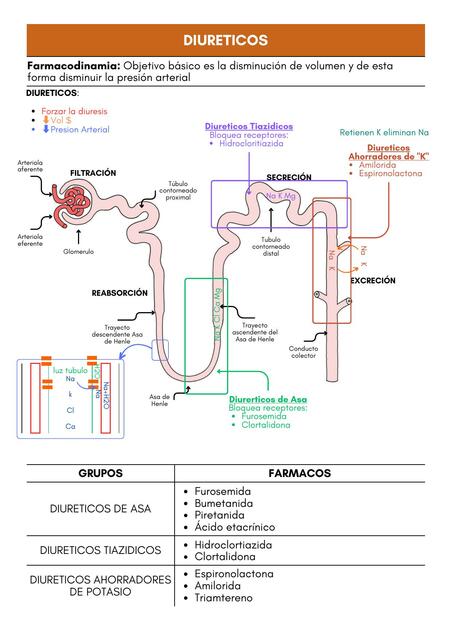 FARMACOS DIURETICOS