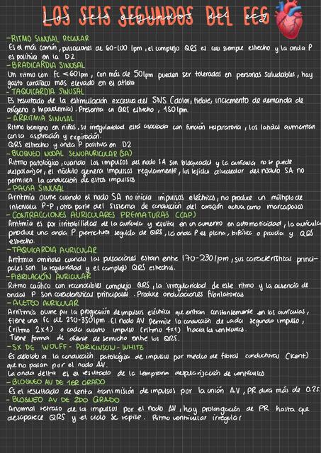 Los Seis Segundos del ECG