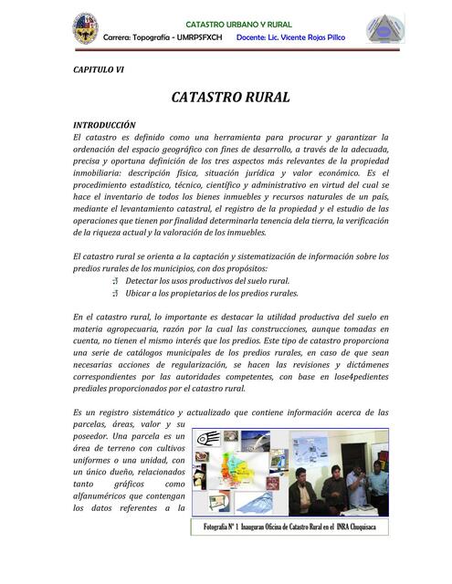 Cap 6 Catastro Rural