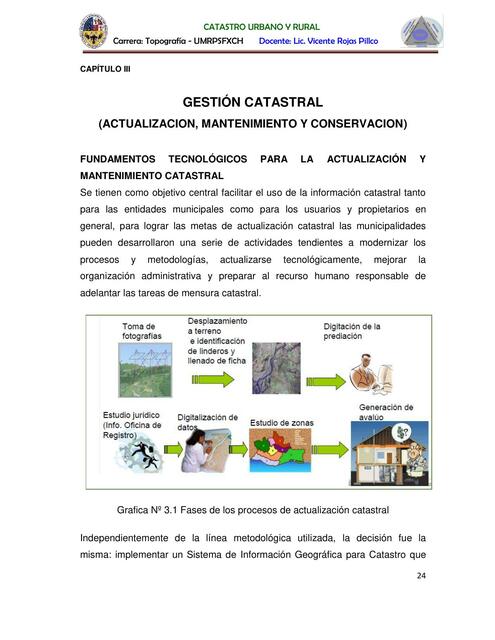 Gestión catastral