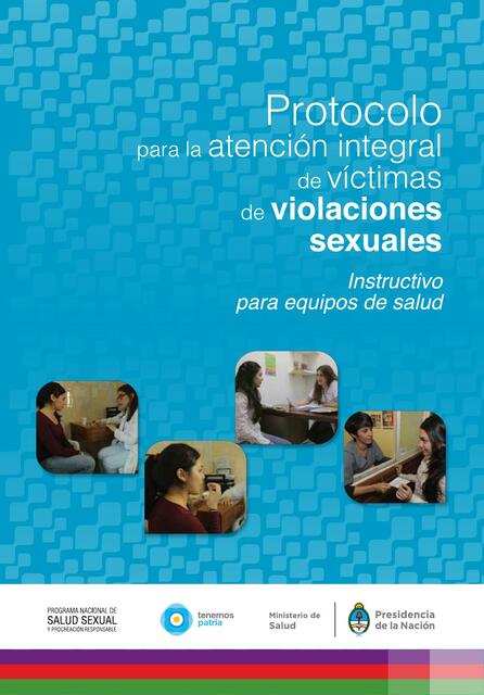 Protocolo para la atencion integral de victimas de violaciones sexuales ...
