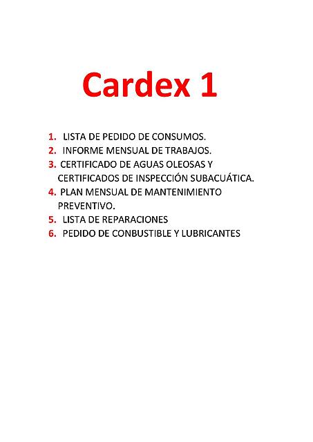 Cardex 1