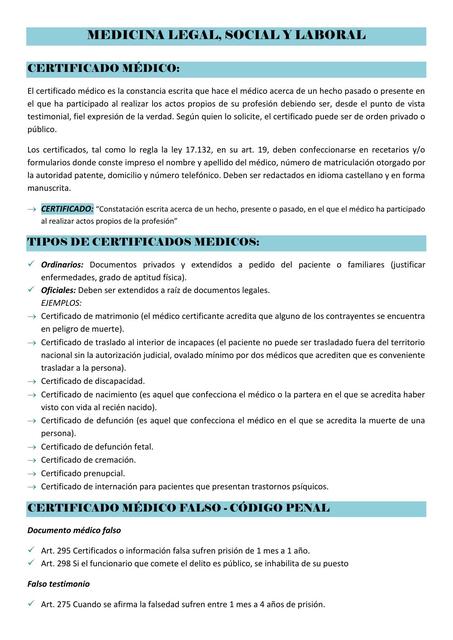 Medicina legal social y laboral