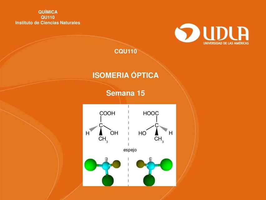 Isomería óptica