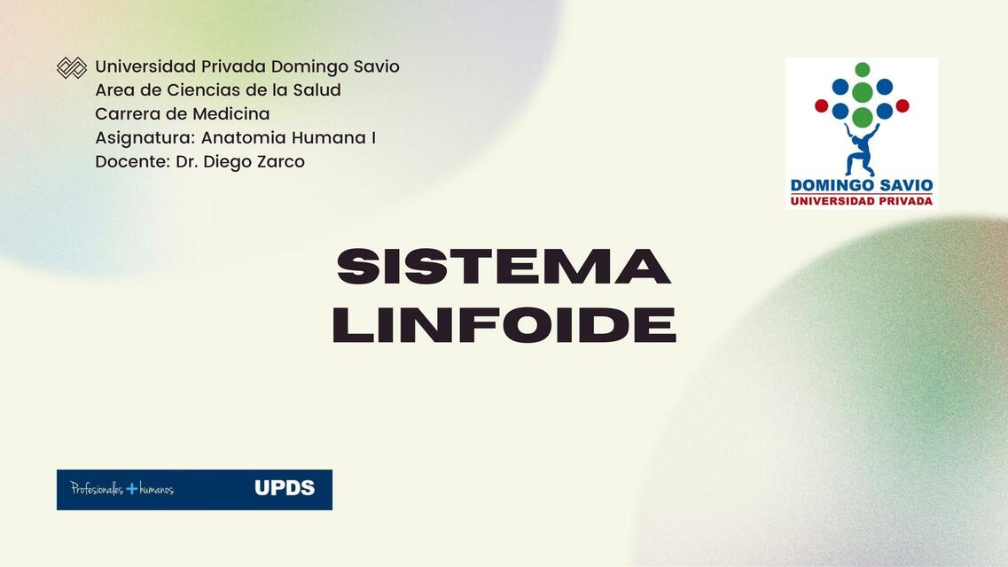 Sistema Linfático 