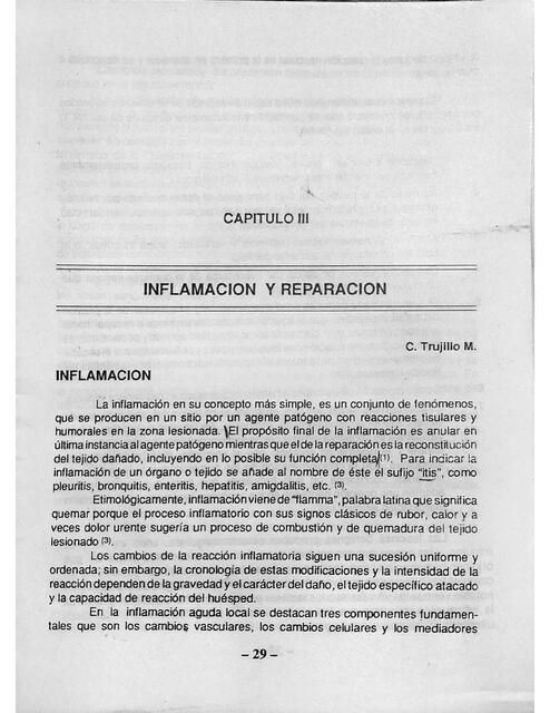 Inflamación y reparación (Ríos Dalenz)