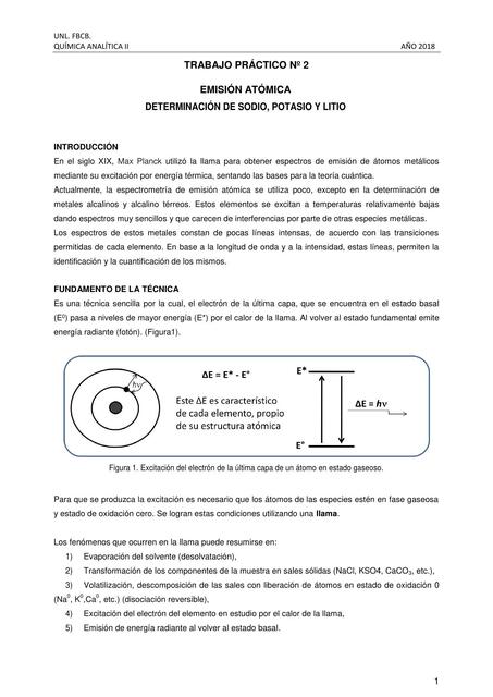 Determinación de Sodio, Potasio y Litio | Elias Calei | uDocz
