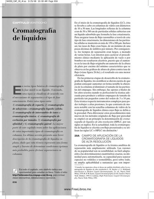 Cromatografía de Líquidos Elias Calei uDocz