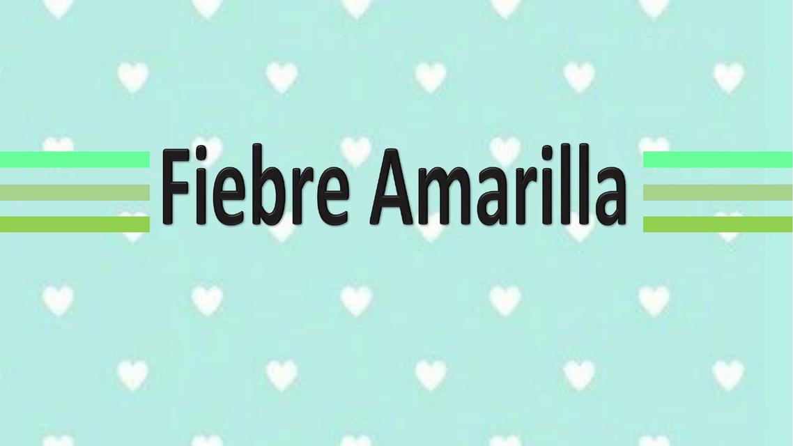 Fiebre Amarilla 