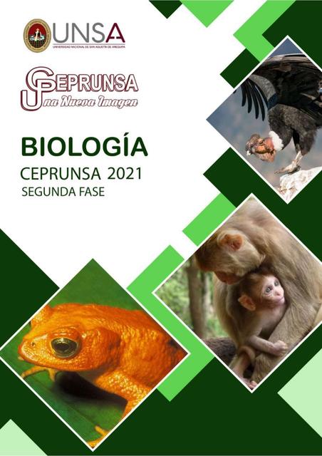 Biología Ceprunsa 2021  