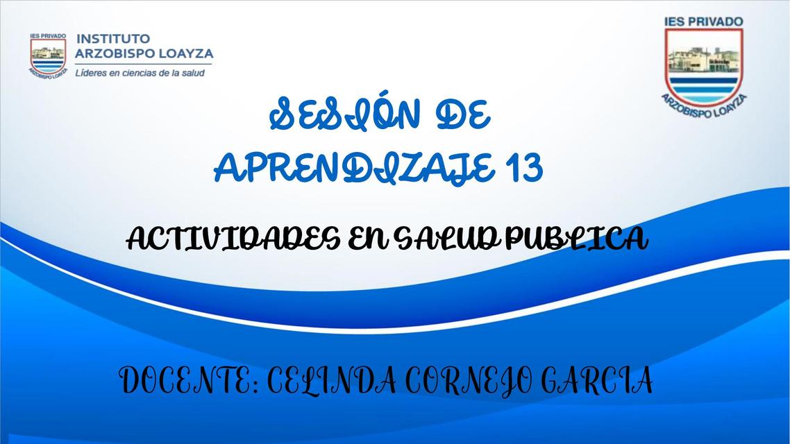 Actividades En Salud Publica Dafne Palacios Udocz