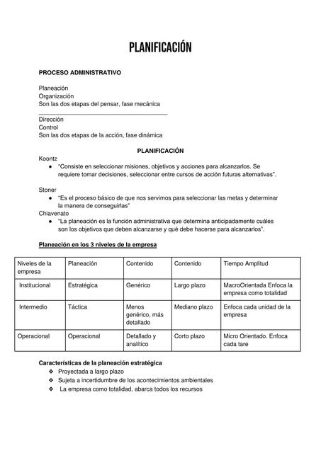 Planificación unidad 2