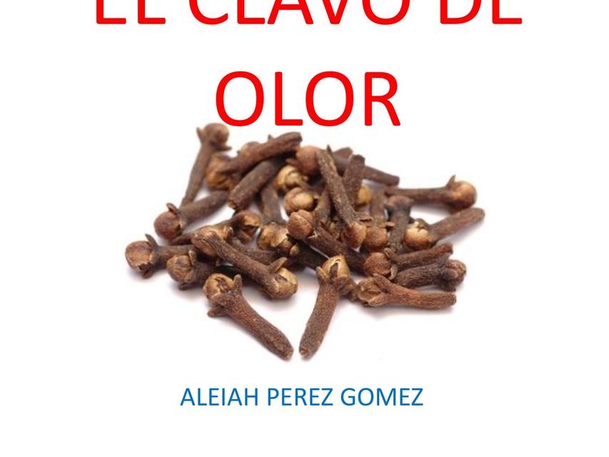 El Clavo de olor 