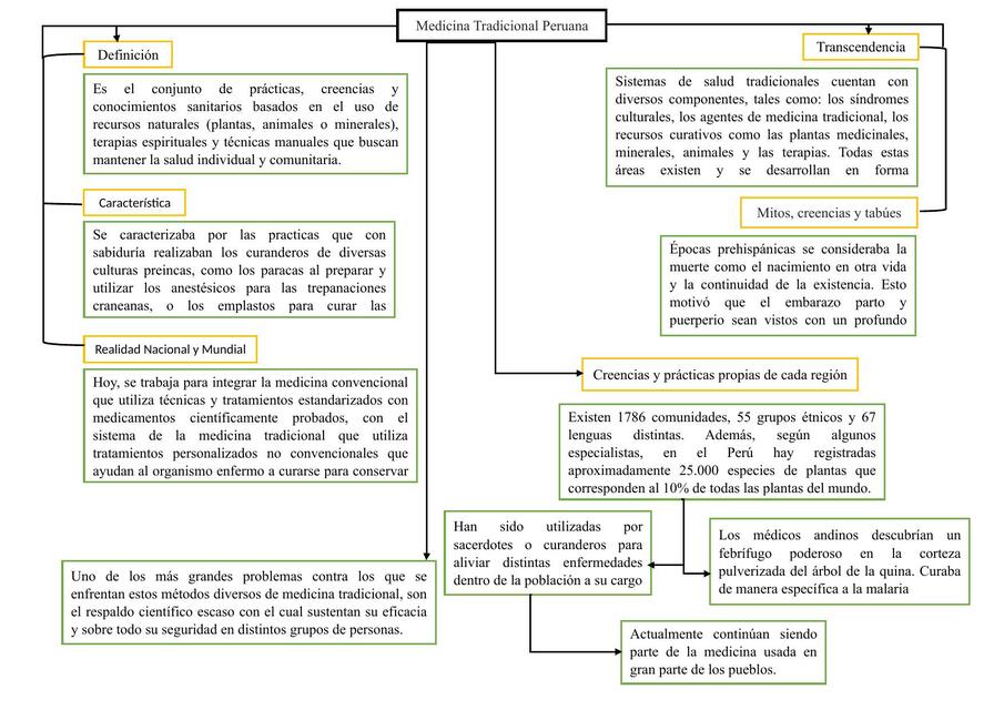 Mapa Mental Medicina Tradicional