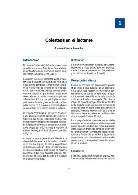  colestasis lactante