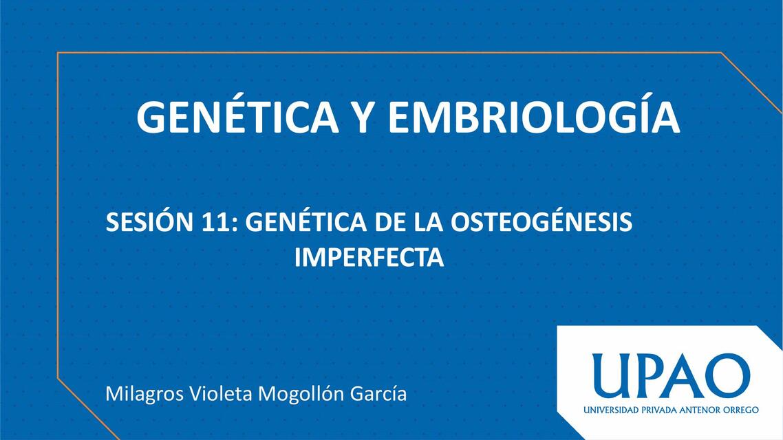 Genetica y embriologia