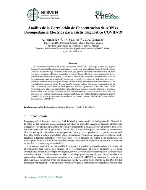 Análisis de la Correlación de Concentración de ADN