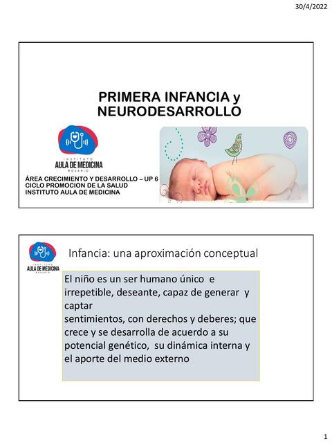 Primera Infancia y Neurodesarrollo 