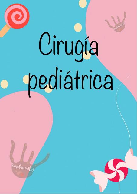 Manual de Cirugía Pediátrica 