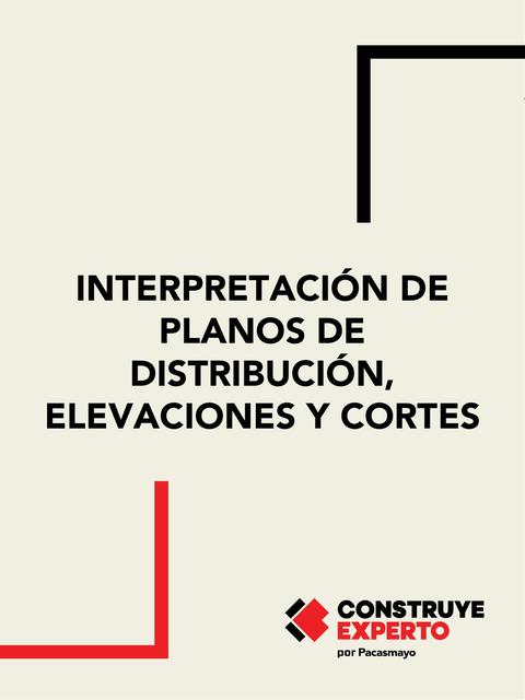 Interpretación de planos de distribución  