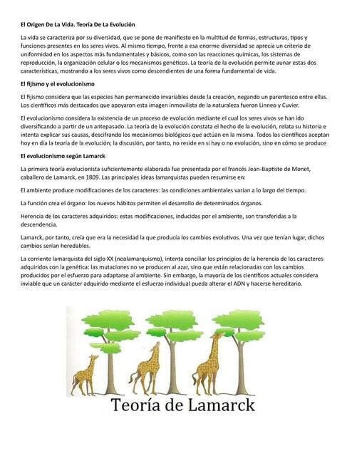 El Origen De La Vida | Marisol 8.te | uDocz