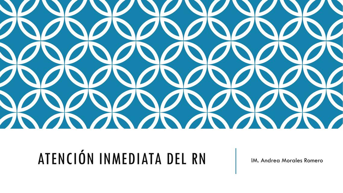 Atención Inmediata del RN 