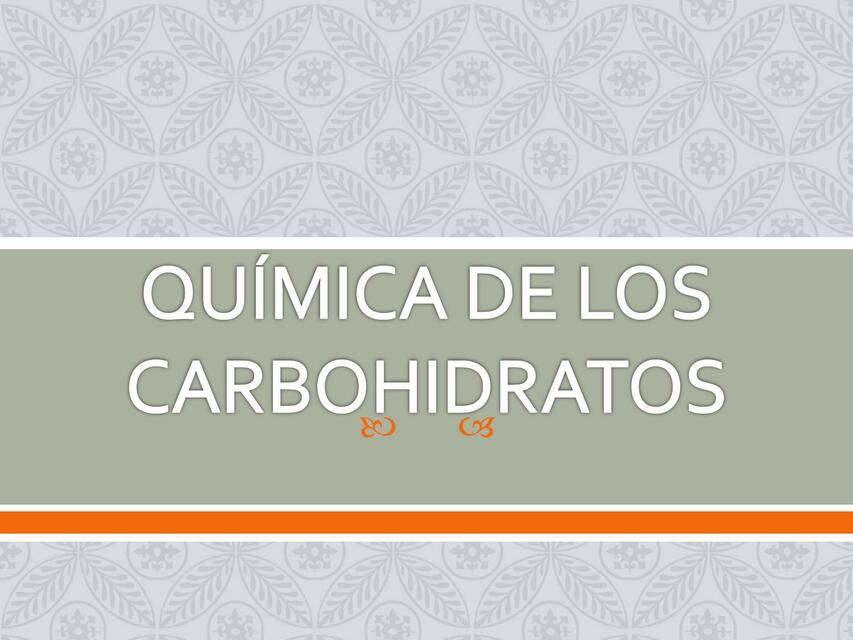 Bioquimica de los carbohidratod