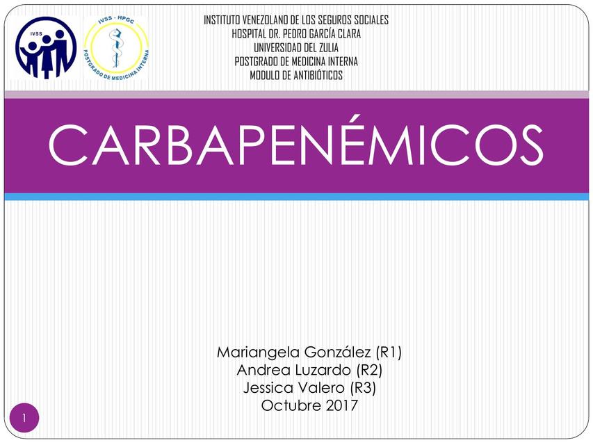 Carbapenémicos    