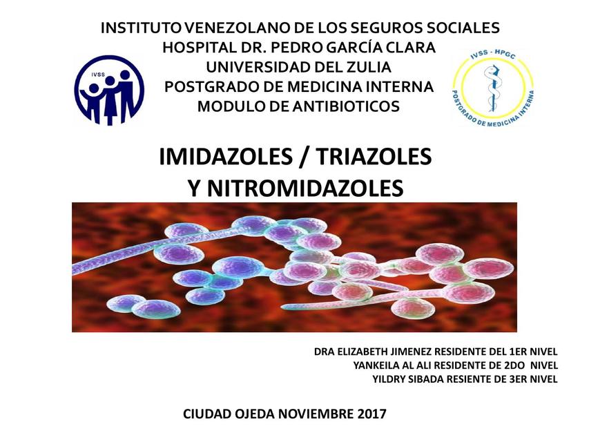 Imidazoles Triazoles y Nitroimidazoles 