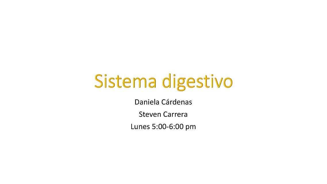 Histología Sistema digestivo