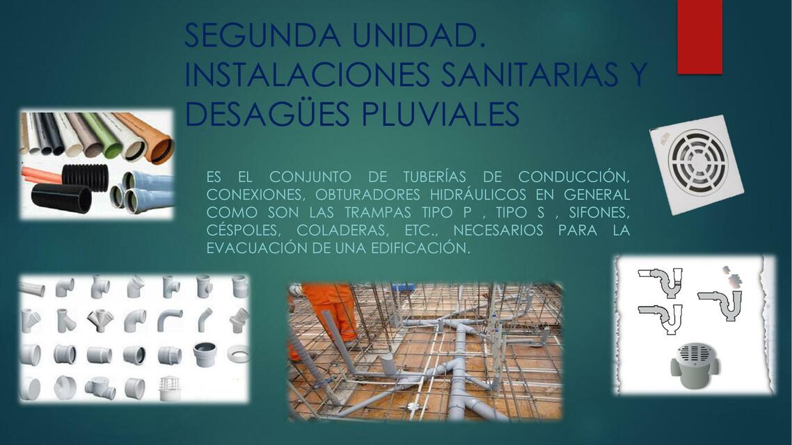 Instalaciones Sanitarias y Desagües Pluviales 