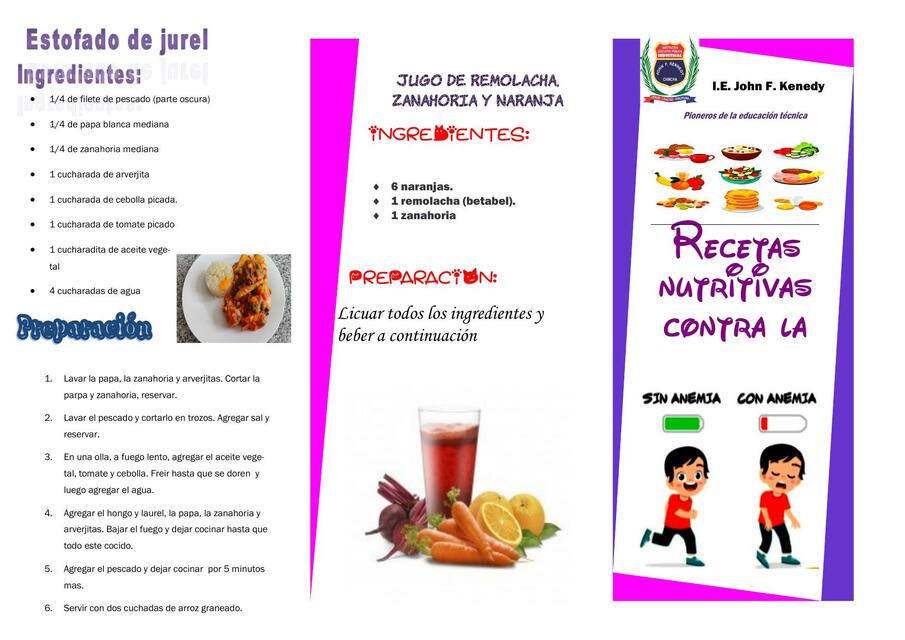 Recetas Nutritivas Contra la Anemia 