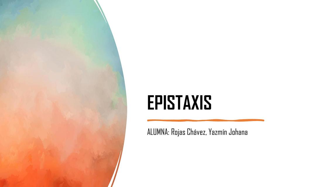 Epistaxis 