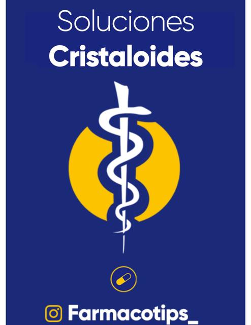 Soluciones cristaloides