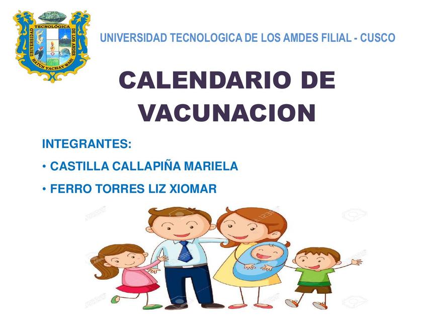 Esquema de vacunación 