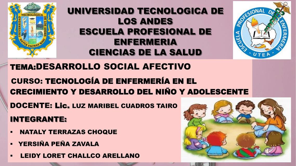 Desarrollo social afectivo 