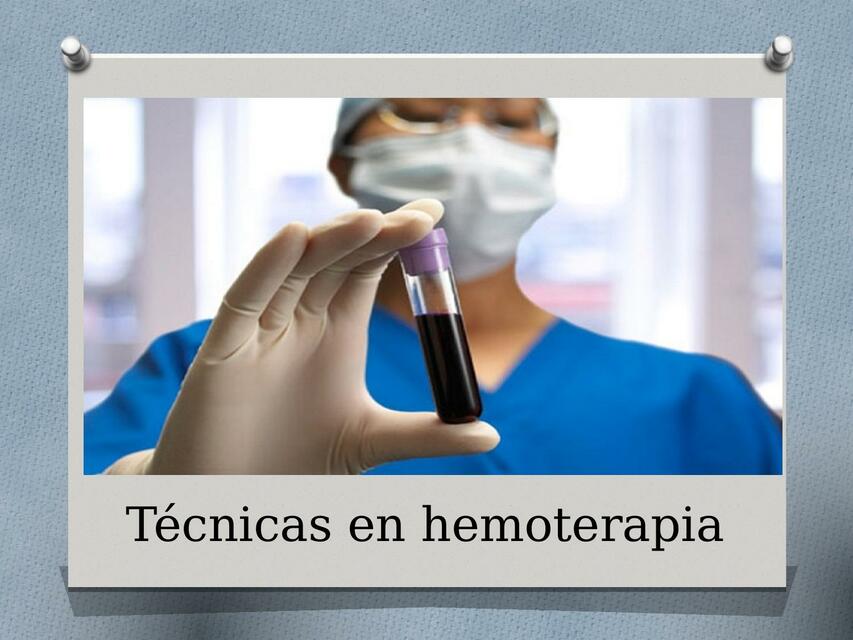 Técnicas ABO RH