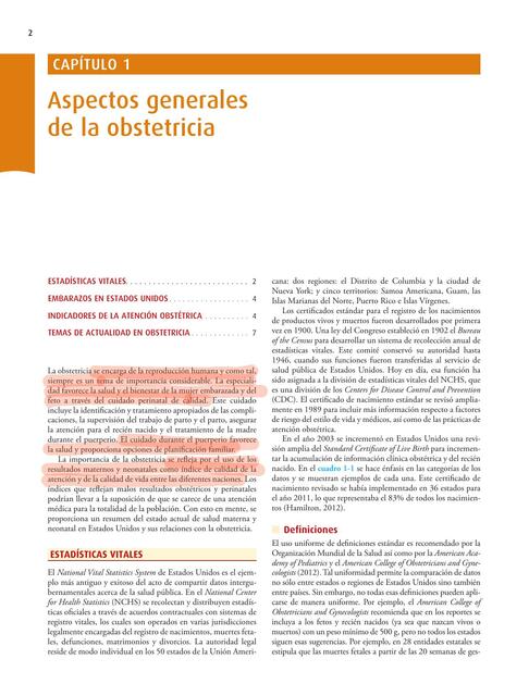 Aspecto generales de la obstretricia