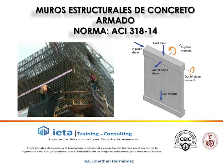 Muros estructurales de concreto armado 