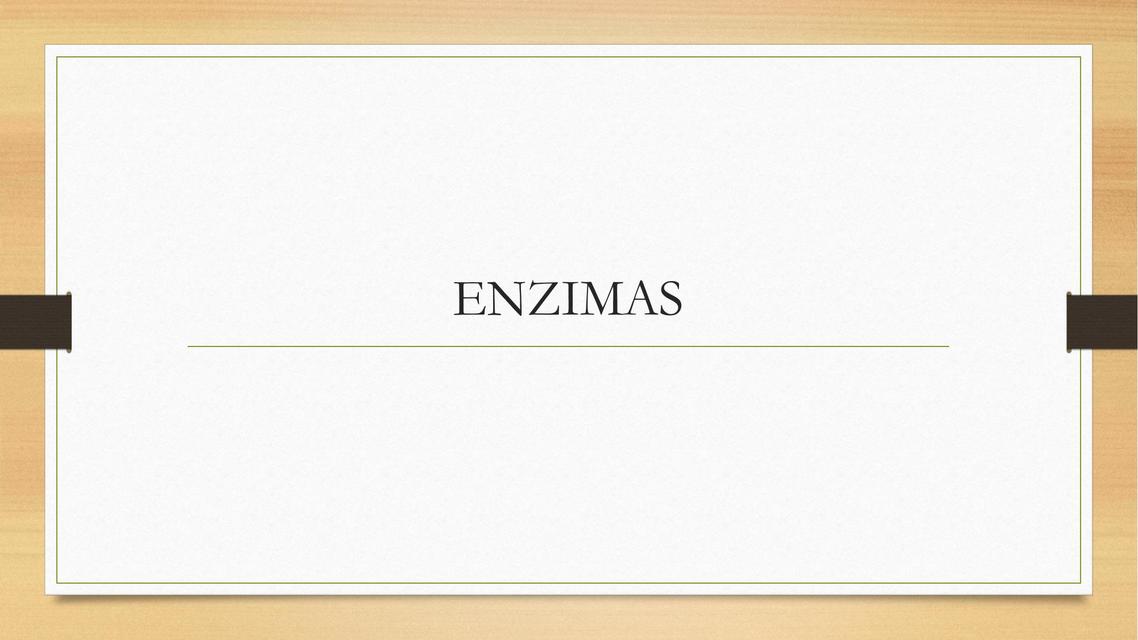 Enzimas 