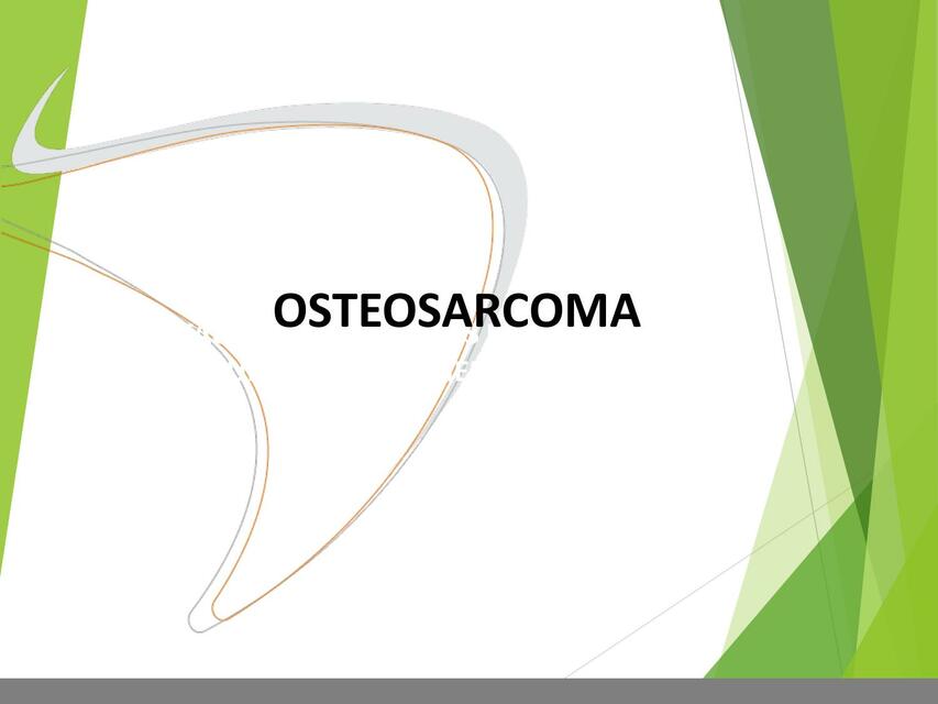 OSTEOSARCOMA