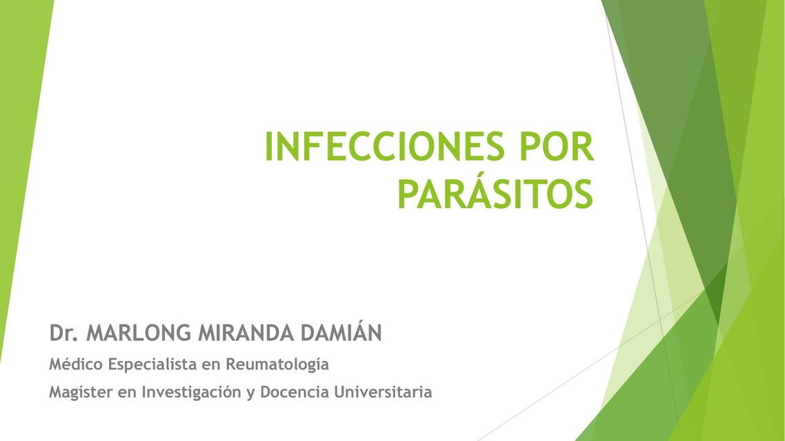 Infecciones por Parásitos y Hongos