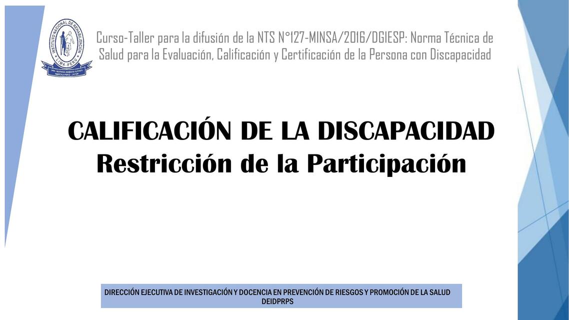 Restricción de la participación