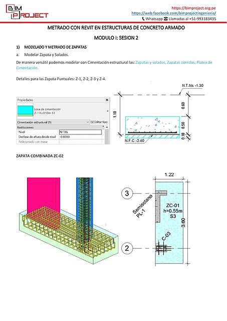 Metrado Estructura MODULO I Sesión 02