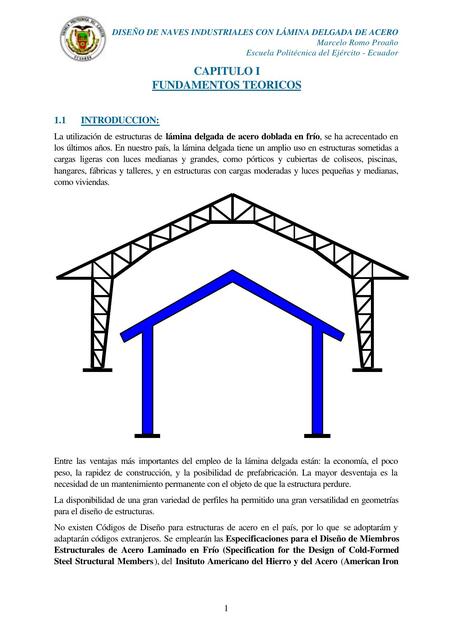 Diseño de Naves Industriales con Lámina Delgada de Acero 