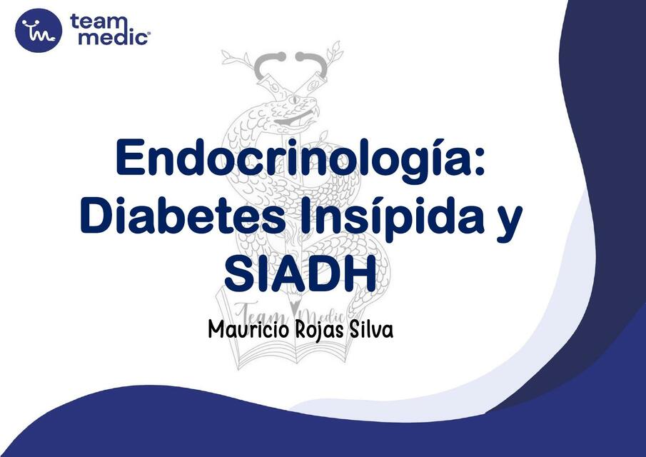 Diabetes Insipida y SIADH