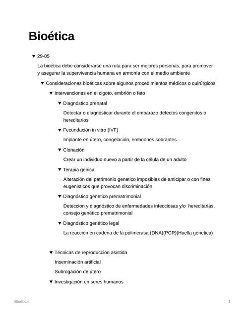 Bioética 