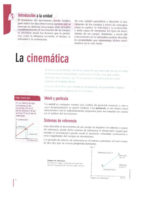 La cinemática 