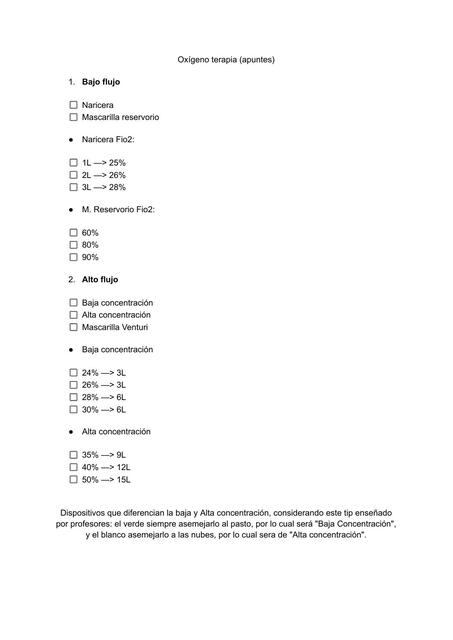 Oxígeno terapia apuntes